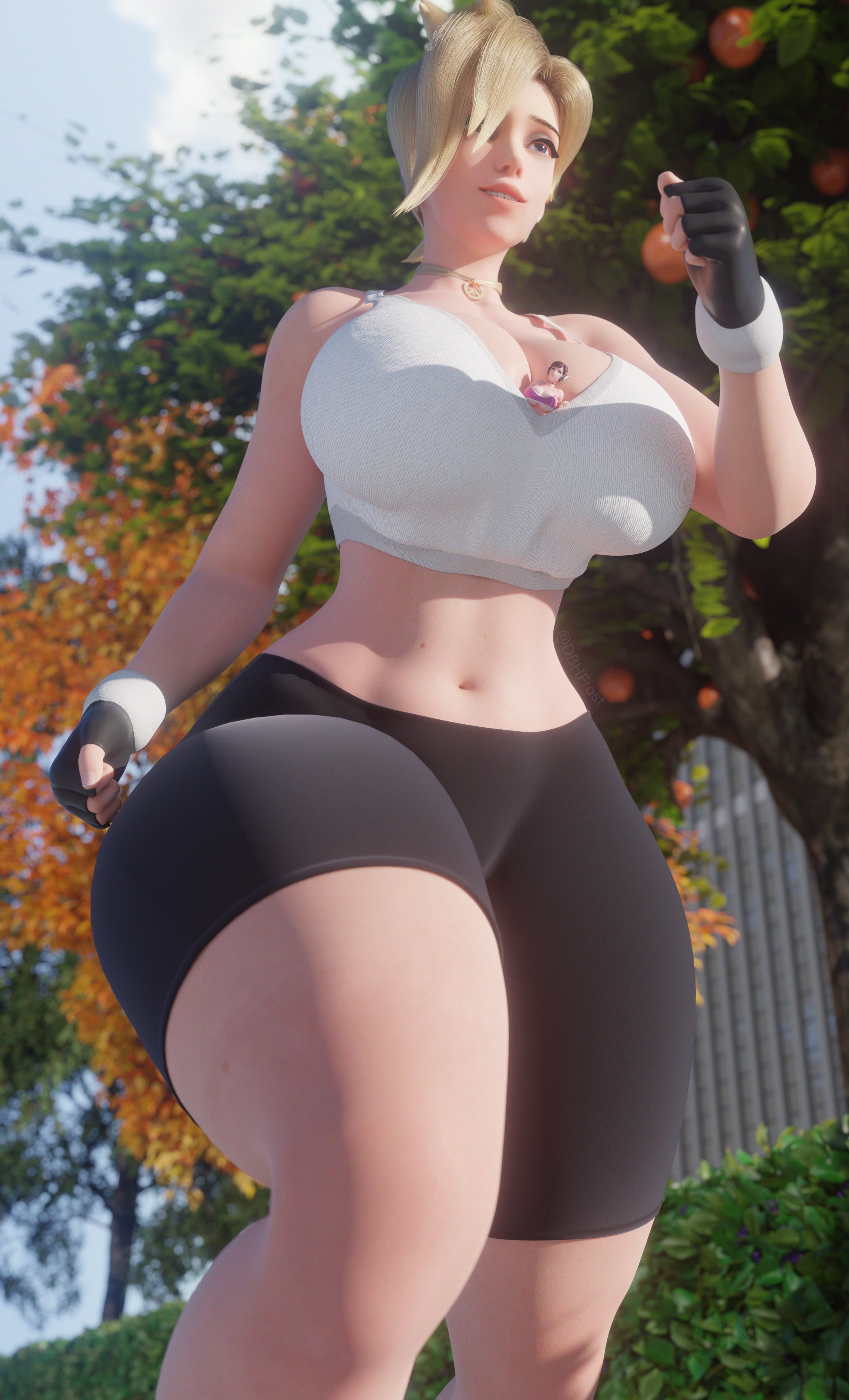 2girls, angela ziegler, asian, asian female, big breasts, blizzard entertainment, blonde female, blonde hair, blonde hair female, blonde-haired female, breasts, brown hair, brown hair female, brunette female, brunette hair, clothed, clothed female, d.va, dbhfrost, european, european female, giantess, hana song, korean, korean female, large boobs, large breasts, mercy, overwatch, overwatch 2, scrag boy (model), scrag d.va, scrag mercy, shrunk, shrunken female, swiss, swiss female, thick thighs, thighs, video game character