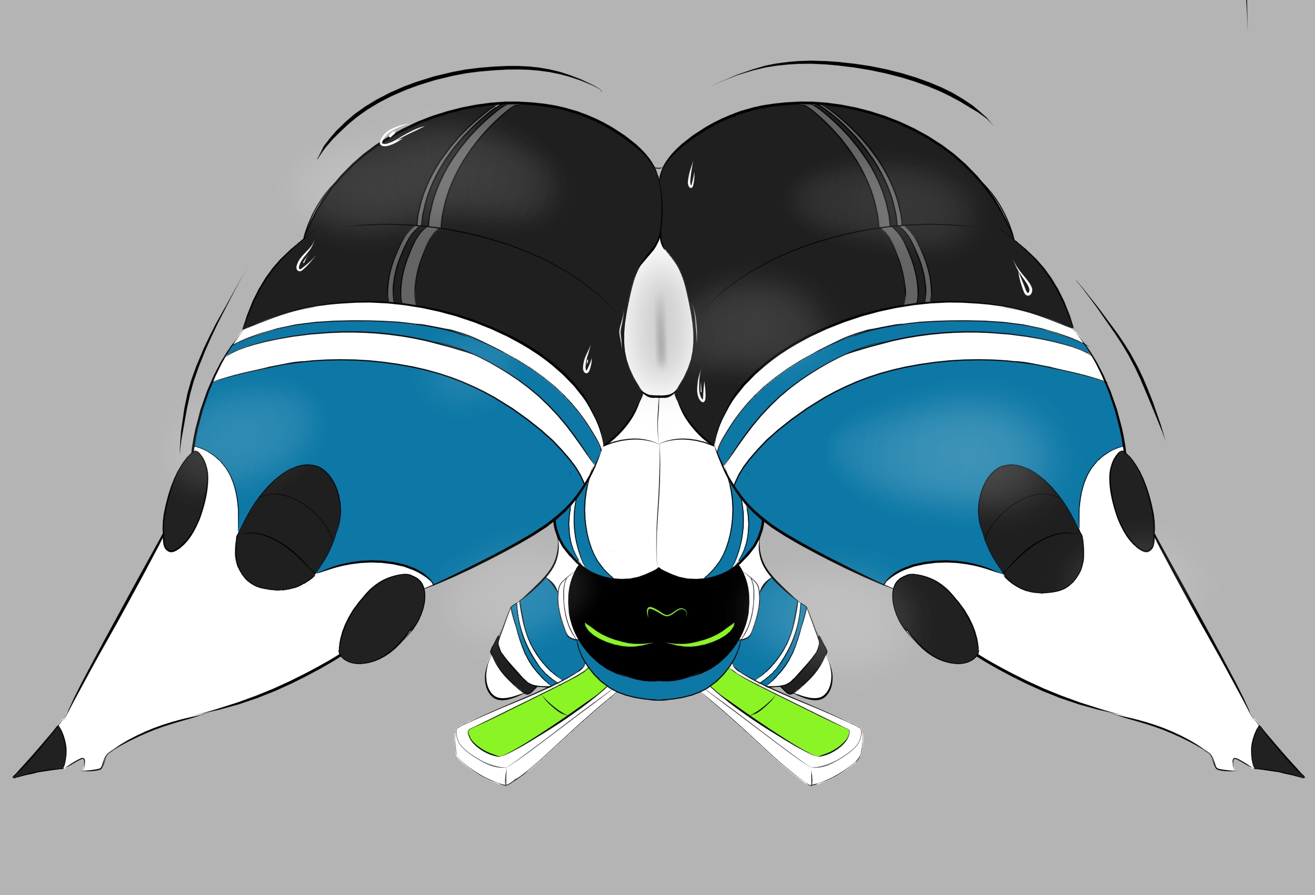 big ass, big butt, bunny girl, cute face, ecuatorian 2003, hype ass, hyper, jack-o pose, project turboblast, tempo (project turboblast)