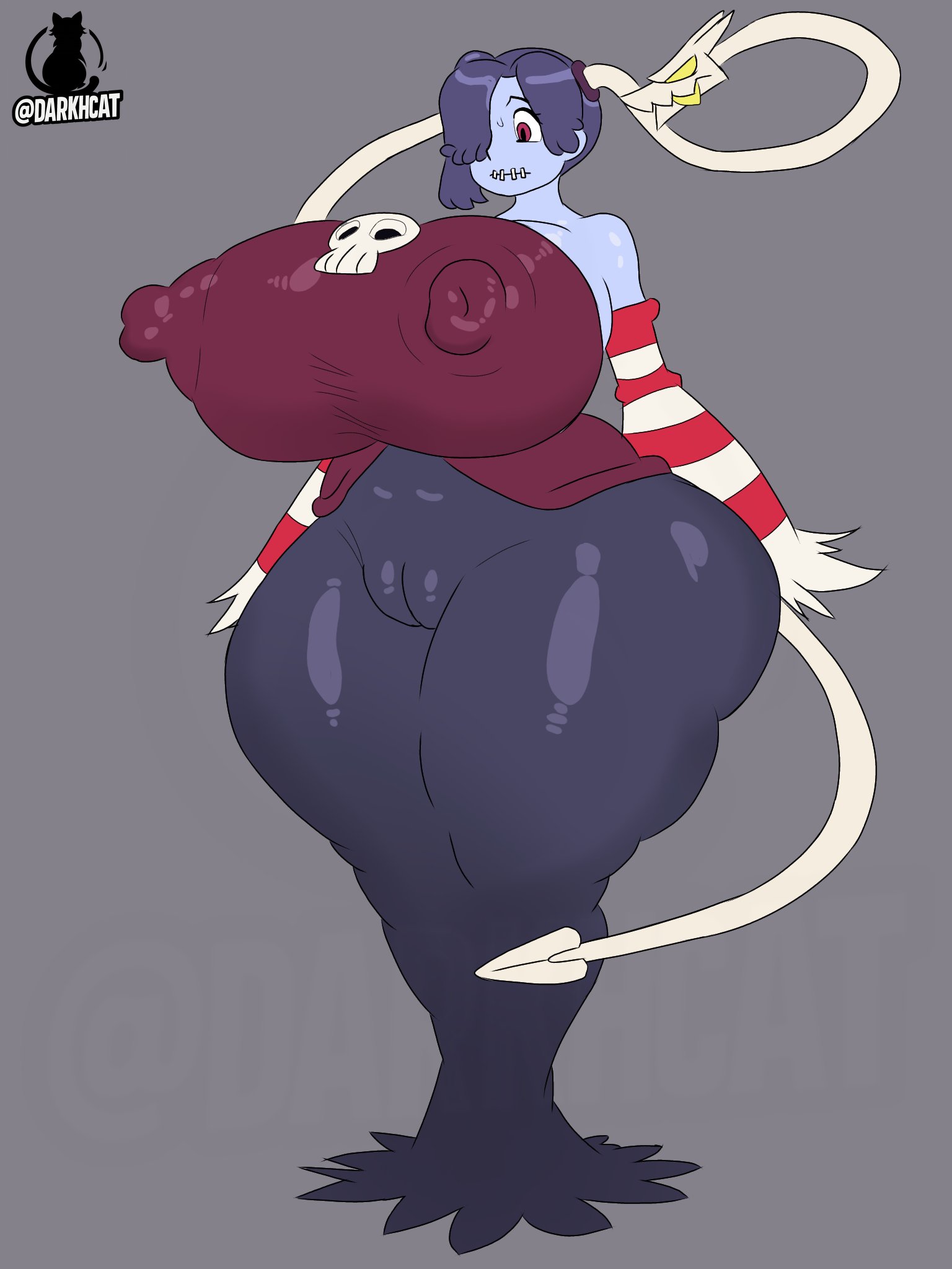 1girls, big ass, big breasts, big thighs, curvaceous, curvaceous body, curvaceous female, curvaceous figure, curvaceous hips, curvaceous thighs, curves, curvy, curvy body, curvy female, curvy figure, curvy hips, darkhcat, fat pussy, female, female focus, female only, giant breasts, giant male, gigantic breasts, gigantic thighs, hard nipples, huge breasts, huge thighs, hyper, hyper ass, hyper breasts, large breasts, large thighs, leviathan (skullgirls), massive breasts, massive thighs, nipple bulge, nipples, nipples visible through clothing, plump, plump breasts, plump labia, plump thighs, skullgirls, solo, solo female, solo focus, squigly, thicc, thicc thighs, thick, thick hips, thick legs, thick thighs, thighs, voluptuous, voluptuous body, voluptuous female, zombie, zombie girl