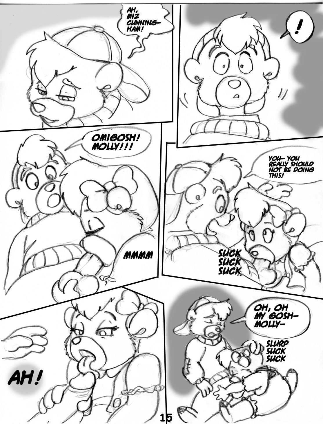 anthro bear comic disney fbz female fur furry kit_cloudkicker male mammal molly_cunningham penis straight talespin talespin_crash_2 testicles