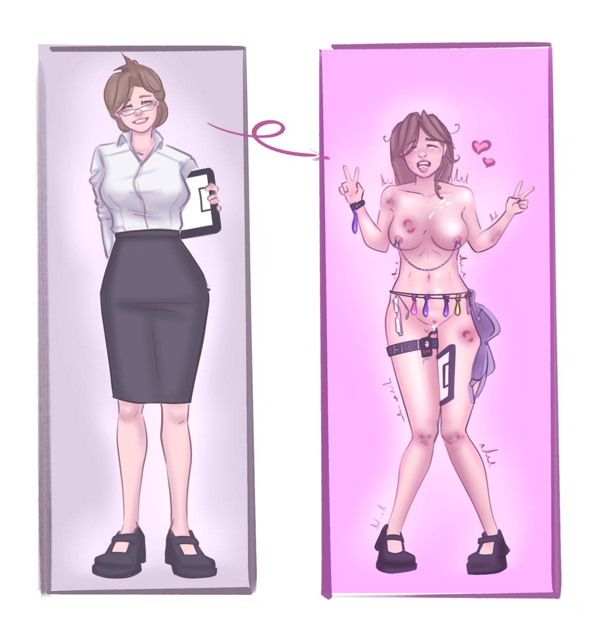 abuse, after rape, after sex, before rape, business suit, business woman, cum in mouth, electrostimulation, employee, group sex, masochism, masochist, nipple play, orgasm torture, punishment, rape slave, raped girl, sex toy, submissive, transformation, used, used condoms