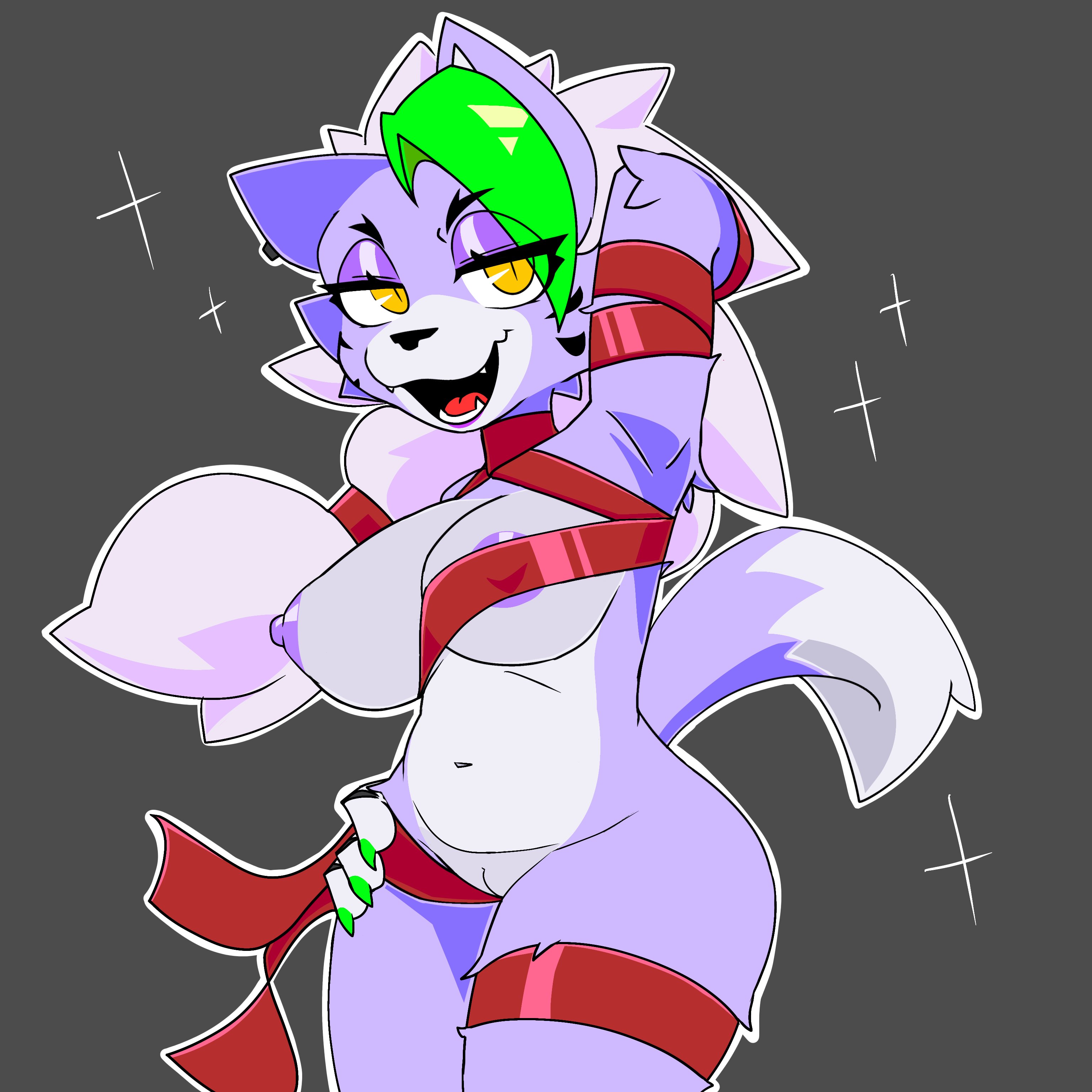 female, five nights at freddy's, fnaf, roxanne wolf (fnaf), ryuuuk1, solo