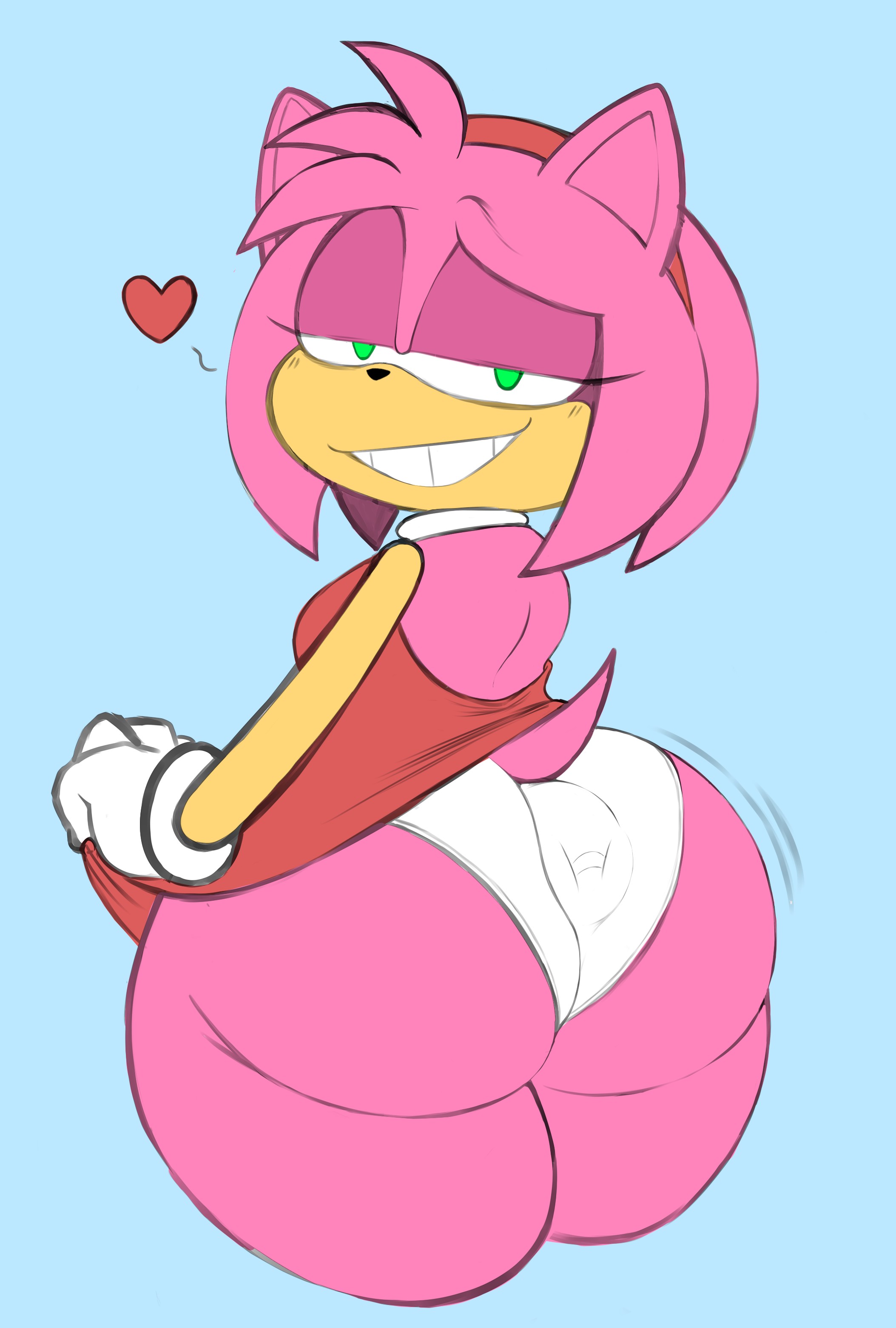 1girls, absurd res, ambiguous gender, ambiguous prey, amy rose, anal, anal vore, anthro, ass, big ass, big butt, bubble ass, bubble butt, clothing, colored, dress, eulipotyphlan, fat ass, female, female pred, female/ambiguous, giantess, gloves, half-closed eyes, handwear, heart symbol, hedgehog, hi res, huge ass, huge butt, looking at viewer, looking back, mammal, monochrome, narrowed eyes, panties, prey outline, prey shaped bulge, same size vore, sega, short stack, smile, smug, sonic (series), sonic the hedgehog (series), teeth, thick thighs, underwear, velkno, vore, wide hips
