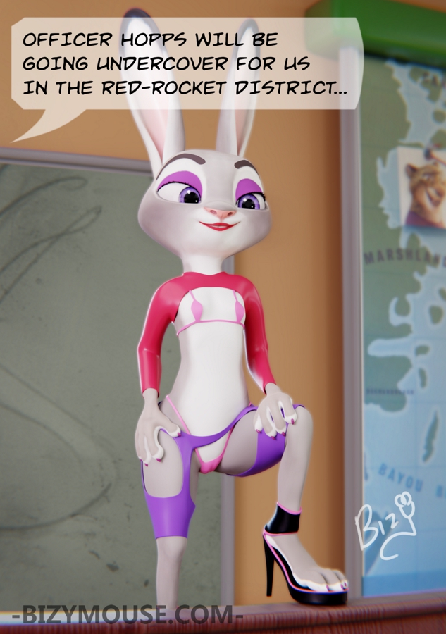 2018 3d anthro bikini bizymouse bra breasts cameltoe clothed clothing disney female flat_chest flat_chested judy_hopps leggings legwear panties rubber skimpy solo spread_legs spreading swimsuit underwear zootopia