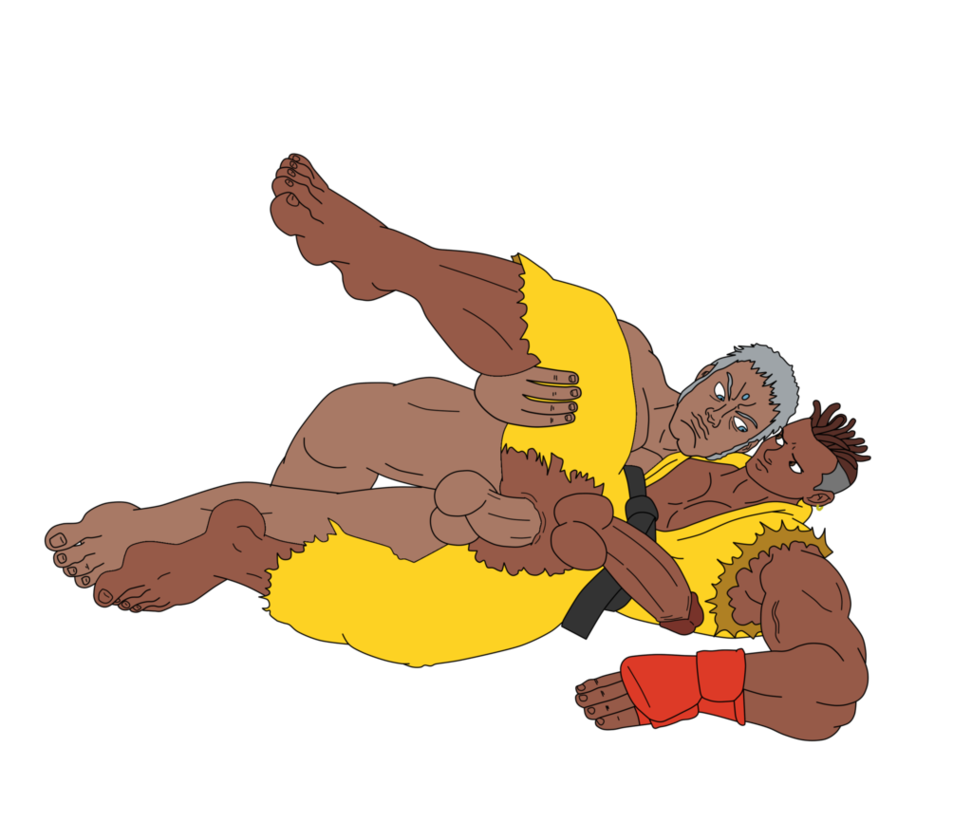 2boys anal barefoot capcom gay male_only muscle sean_matsuda street_fighter street_fighter_iii street_fighter_iii:_3rd_strike street_fighter_iii_(series) urien yaoi