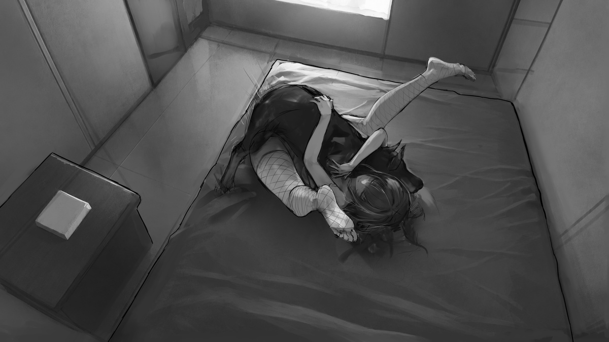 2d, black and white, canid, canine, canine on human, canis, domestic dog, female, female on feral, feral, feral on female, feral on human, feral penetrating, feral penetrating human, fishnets, human, human female, human on feral, human penetrated, interspecies, legs up, male, monochrome, polki, sex, tagme, zoophilia