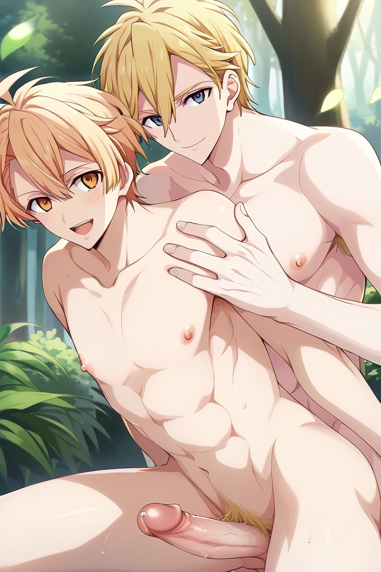 ai_generated balls gay idolish7 male male_only noahai penis tagme yaoi