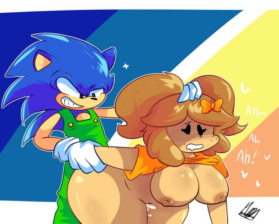 breadna_(tkd) commission cum cum_in_pussy doggy_style drool drooling hand_on_head heart heart-shaped_pupils jooigi_(playcustomdelivery) moonlightdrawinguwu sonic_(series) sonic_the_hedgehog_(series) tagme