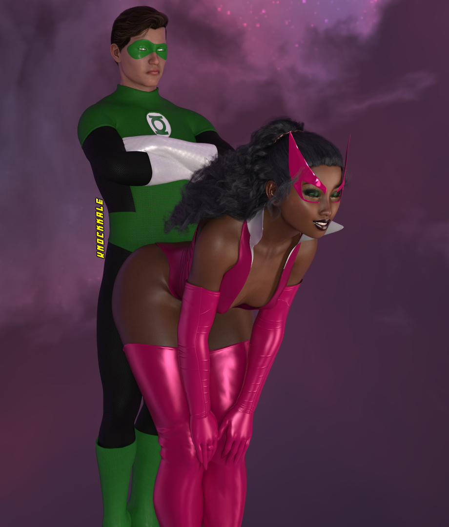 1boy 1boy1girl 1girls 3d ass bent_over big_ass big_breasts bottom_heavy breasts brown-skinned_female brown_body brown_skin bust busty chest curvaceous curvy curvy_figure dark-skinned_female dark_skin dc dc_comics doggy_style fatality_(dc) female female_focus from_behind green_lantern green_lantern_(series) green_lantern_corps hal_jordan hips hourglass_figure huge_ass huge_breasts human knockkale large_ass large_breasts legs light-skinned_male light_skin male/female mature mature_female star_sapphire_(dc) star_sapphire_corps straight thick thick_hips thick_legs thick_thighs thighs top_heavy violet_lantern voluptuous voluptuous_female waist wide_hips