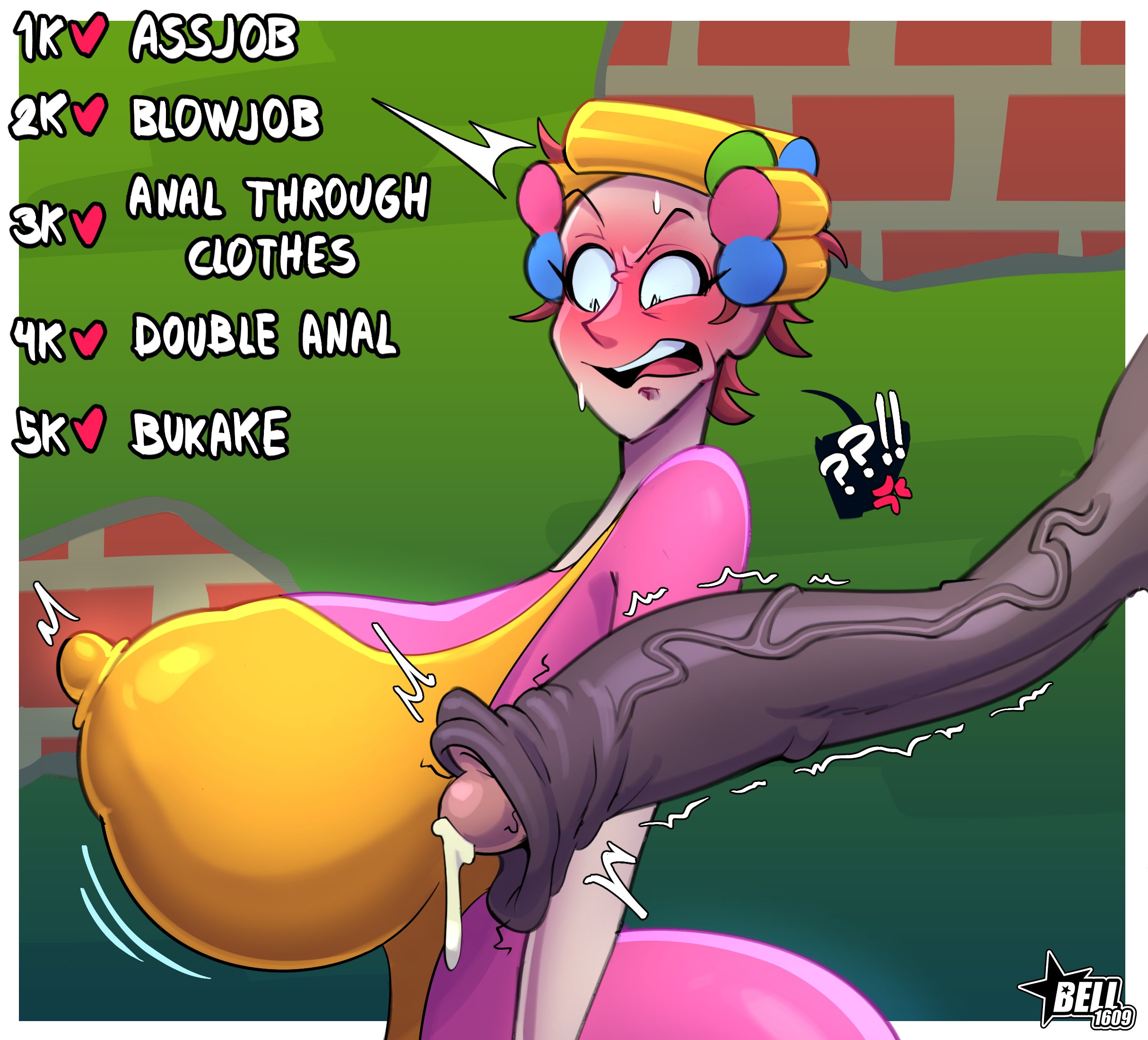 anima estudios, ass bigger than head, assjob, assjob through clothes, bell 1609, big ass, big breasts, big penis, breasts, breasts bigger than head, bun hair, chespirito, dark-skinned male, dona florinda, duo, el chavo, el chavo animado, erect nipples, erect nipples under clothes, fat cock, female, hourglass figure, hourglass figured female, huge ass, huge breasts, imminent sex, large breasts, massive ass, massive breasts, milf, nervous sweat, nipple bulge, nipples visible through clothing, penis, penis bigger than head, penis in ass, precum, precum drip, precum on penis, precum string, round ass, shocked, shocked expression, skinny, sweat, sweatdrop, sweating, tagme, tan-skinned female, televisa, thick penis, thick thighs, thighhighs, thighs, trembling penis, veiny penis, worried, worried expression