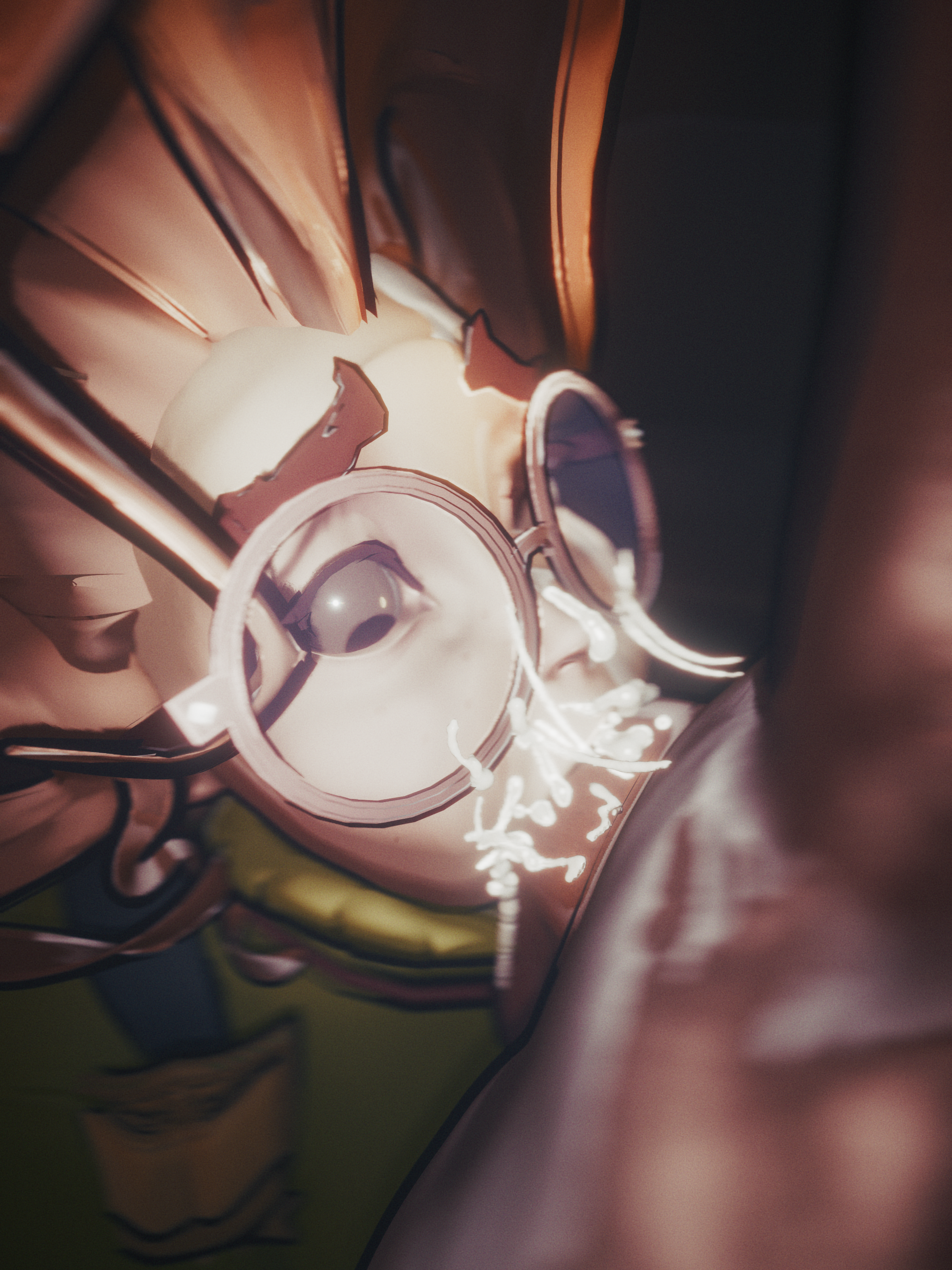 alexandrkek, blender, blender eevee, blowjob, cum on body, cum on face, deadlock, hardcore, paige (deadlock), tagme, valve