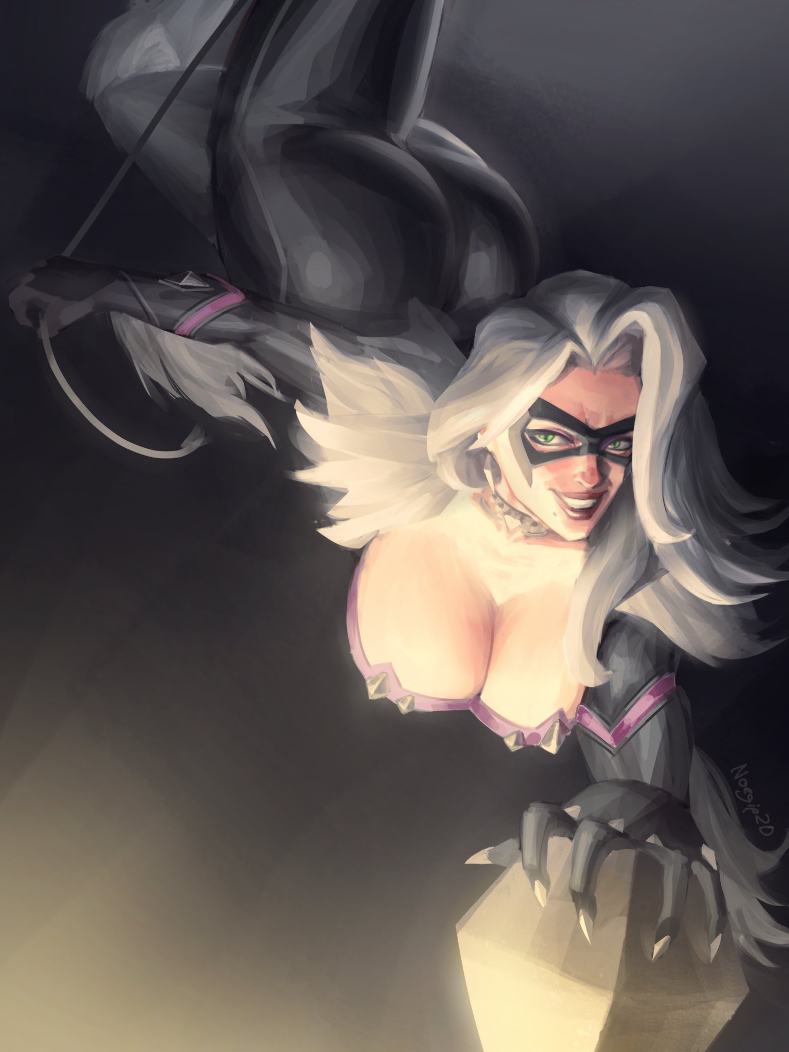 1girls, 2026, 2d, alluring, ass, ass cleavage, big ass, big breasts, big butt, black cat (marvel rivals), black cat (marvel), bodysuit, breasts, bursting breasts, choker, claws, cleavage, collar, color, colored, curvaceous, curvaceous body, curvaceous female, curvaceous figure, curvaceous hips, curvy, curvy body, curvy female, curvy figure, curvy hips, enticing, felicia hardy, female, green eyes, hips, huge breasts, large breasts, light skin, light-skinned female, looking at viewer, marvel, marvel comics, marvel rivals, mask, masked, masked female, massive breasts, noegip2d, pinup, red lipstick, rope, seducing, seductive, seductive look, seductive pose, shiny, shiny ass, shiny butt, shiny clothes, skin tight, smile, smiling, smiling at viewer, solo, spider-man (series), superheroine, teasing, teasing viewer, temptation, tempting, tempting viewer, thick, thick ass, thick breasts, thick butt, thick hips, thick lips, thick thighs, thief, tight clothes, tight clothing, voluptuous, voluptuous female, white fur, white hair, wide hips