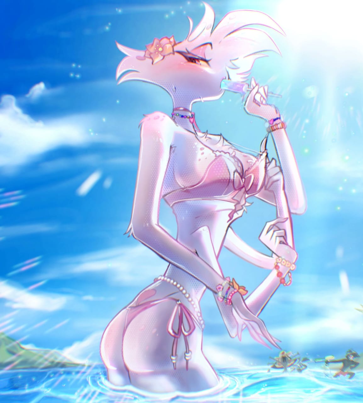 angel dust (hazbin hotel), hazbin hotel, male, solo male, tagme