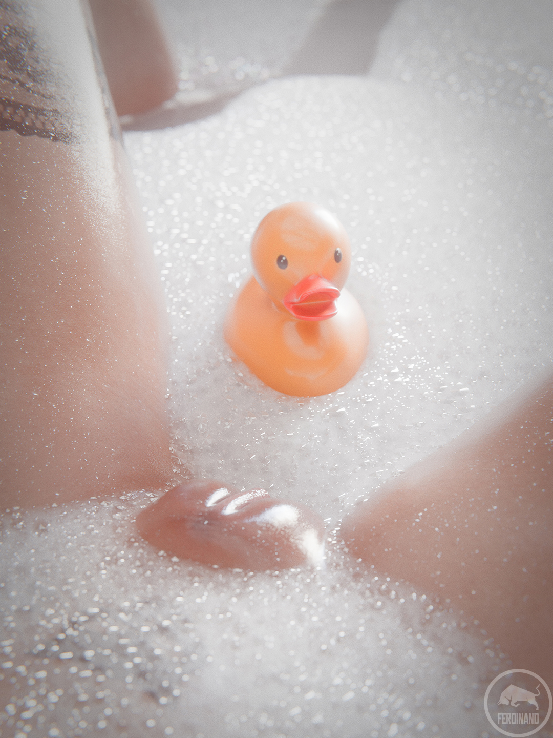 1girls, 2026, 3d, bath, bubble, bubble bath, bubbles, clitoral hood, cyberpunk 2077, female, female only, ferdinand (artist), hairless pussy, indoors, judy alvarez, legs, legs apart, mound of venus, pubic tattoo, pussy, pussy peek, pussy shot, rubber duck, solo, tattoo, tattoos, thigh tattoo, vulva, wet, wet body