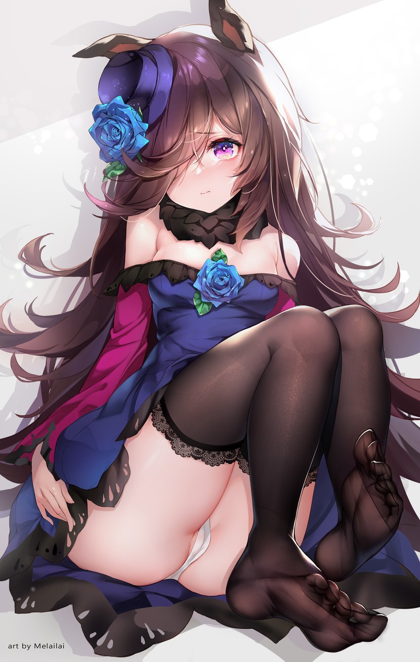 feet, melailai, rice shower (rosy dreams) (umamusume), rice shower (umamusume), stockings, tagme, umamusume