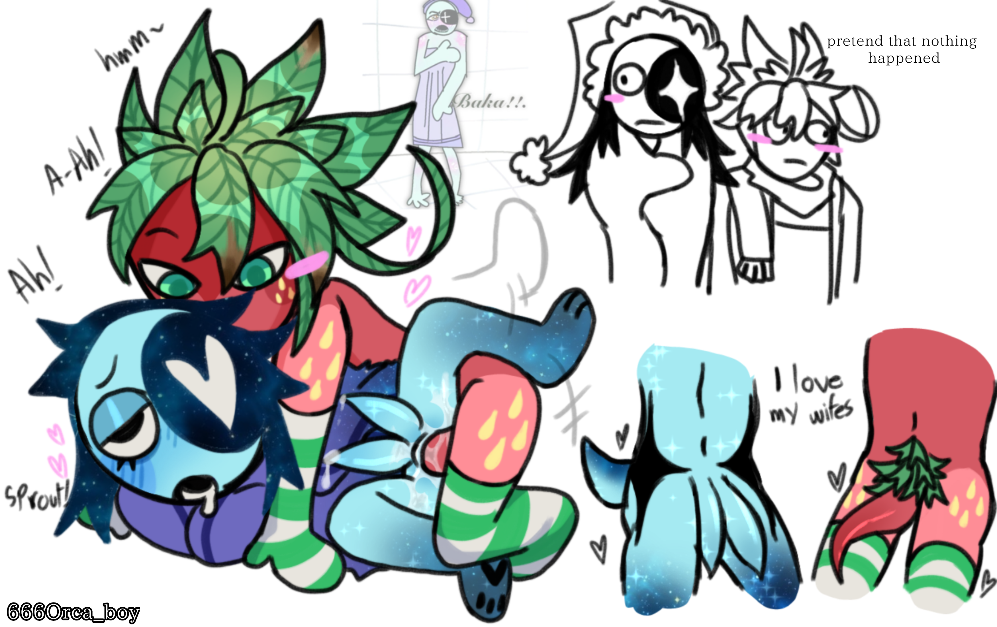 2boys, 666orca boy, anal, anal penetration, anal sex, astro (dandy's world), dandy's world, diphallia, diphallism, gay, gay sex, male, multi genitalia, multi penis, penis, roblox, roblox game, self upload, sex, sprout (dandy's world), tagme