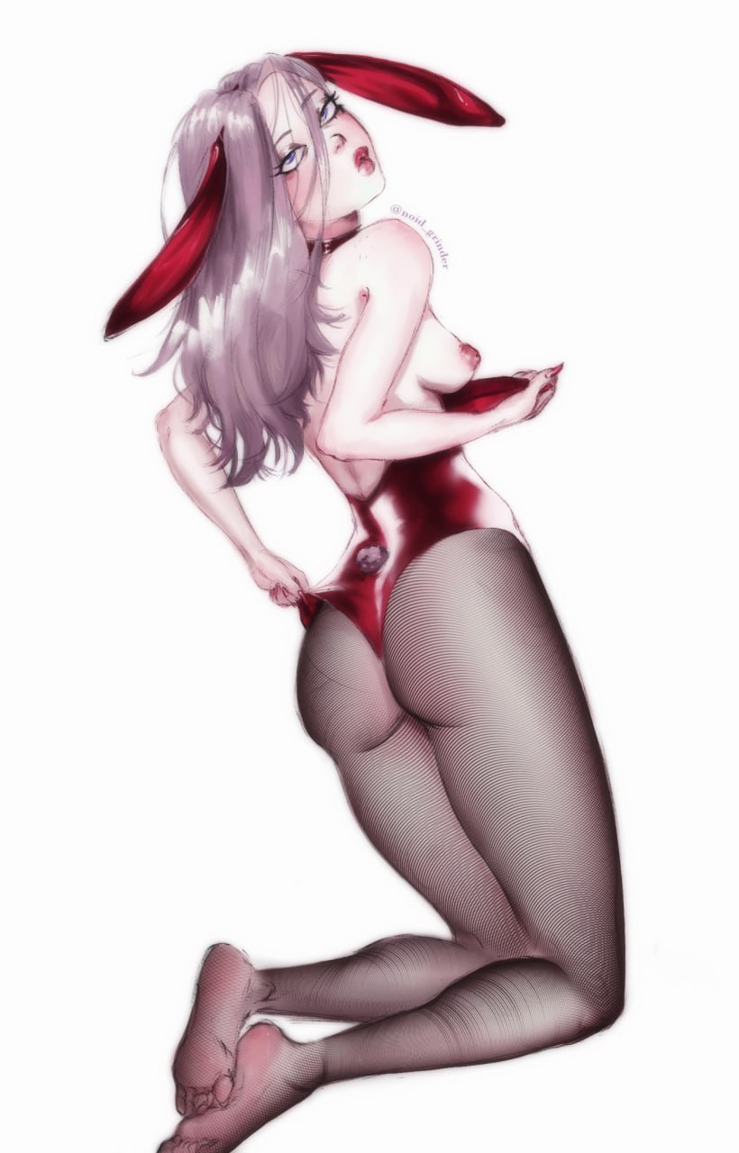 color colored female_only long_hair noid playboy_bunny solek_x solga solo_female squid tagme