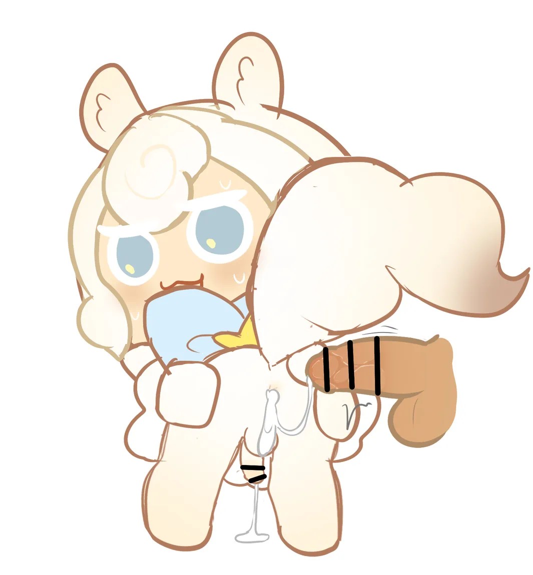 Cream Ferret Cookie (Cookie Run) Rule 34 Image