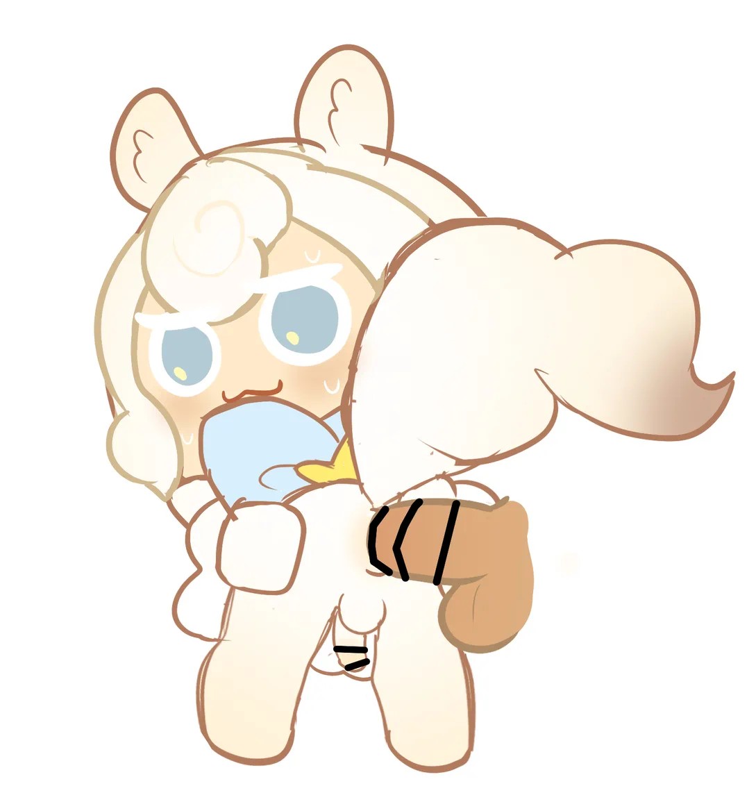 Cream Ferret Cookie (Cookie Run) Rule 34 Image