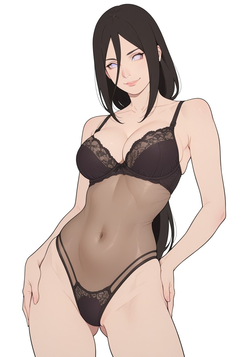 1girls, ai generated, female, female only, hyuuga hanabi, naruto, naruto (series), tagme