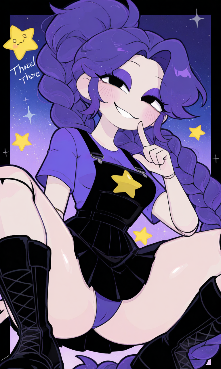 1girls 2026 2026s 2d 2d_(artwork) 2d_artwork ai ai-created ai_assisted ai_generated alternate_ass_size alternate_body_type alternate_breast_size animate_inanimate ass bare_breasts big_ass big_breasts big_butt big_thighs black_dress black_eyes blush blushing blushing_female boots bottom_heavy braid braided_hair braided_ponytail braids breasts breasts_out camel_toe cameltoe curvy curvy_female curvy_figure digital_art digital_drawing digital_drawing_(artwork) digital_media digital_media_(artwork) digital_painting digital_painting_(artwork) doll doll_girl doll_joints endofromnights2 english english_dialogue english_text eyelashes eyes_half_open female female_focus flashing flashing_breasts full_body fully_clothed fully_clothed_female hair half-closed_eyes humanoid humanoid_female inanimate_animate large_ass large_butt large_thighs lily_lovebraids lingerie living_toy long_hair long_purple_hair mascot_horror mob_entertainment mob_games noseless not_furry overall_dress overall_skirt overalls panties ponytail ponytail_(hair) ponytail_female poppy_playtime poppy_playtime_(chapter_5) purple_hair purple_shirt short_skirt shushing skirt smile smiling squatting star star_(symbol) suspenders thick thick_ass thick_butt thick_hips thick_legs thick_thighs video_games wide_hips