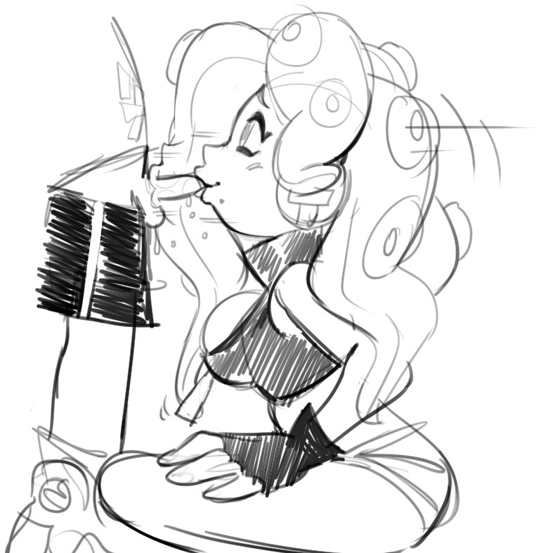1boy, 1girls, age difference, balls, big breasts, bigger female, blowjob, blush, breasts, fellatio, female, inkling, interspecies, male, marina (splatoon), monochrome, nintendo, noill, octoling, older female, oral, penis, size difference, sketch, small penis, small penis adoration, small penis fellatio, splatoon, splatoon 2, squatting, sucking, testicles, young, younger male, younger penetrating older