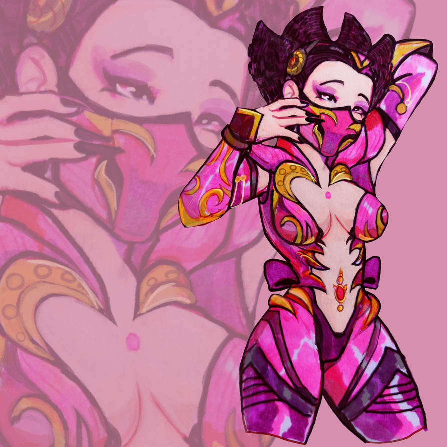 dark_empress_mileena edenian female female_focus female_only hybrid mileena mortal_kombat mortal_kombat_1_(2023) netherrealm_studios royalty tarkat tarkatan warner_bros._games warner_brothers zxid