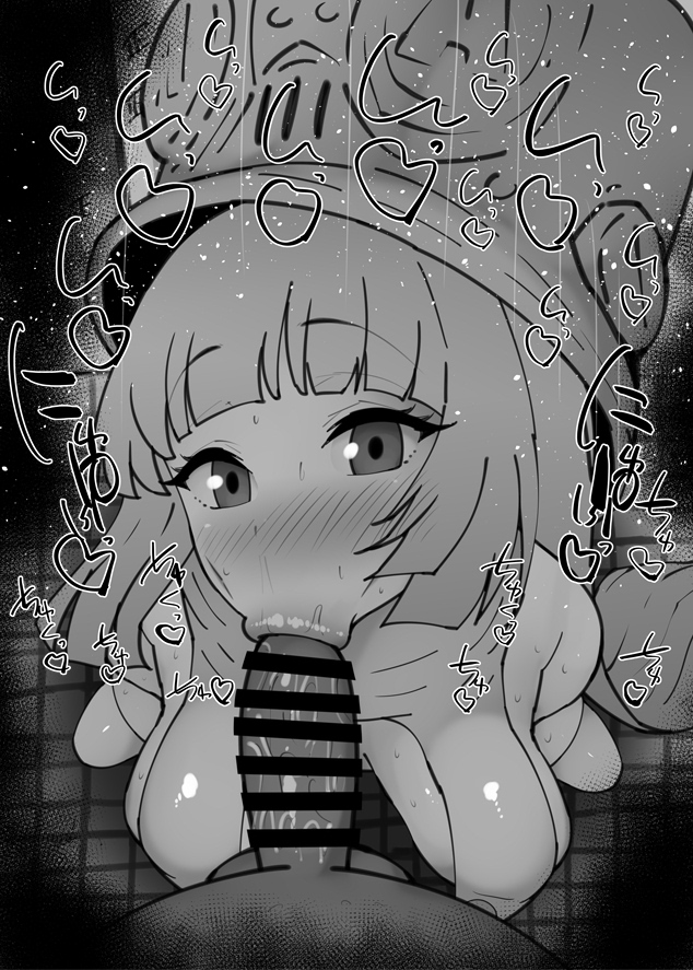 :>=, 1boy, 1girls, big penis, black and white, blush, breasts, censored, dark skin, dark-skinned male, detailed background, drooling, eyelashes, fellatio, female, female focus, hat, heart, hoyoverse, human, indoor, inside, interracial, kurotama, long hair, looking at viewer, male, male pov, mihoyo, monochrome, nipple bulge, nipples, norma (zenless zone zero), norma hollowell, oral, oral sex, penis, room, saliva, shiny, shiny skin, sketch, sound effects, squatting, sweat, text, vein, veins, veiny, veiny penis, zenless zone zero