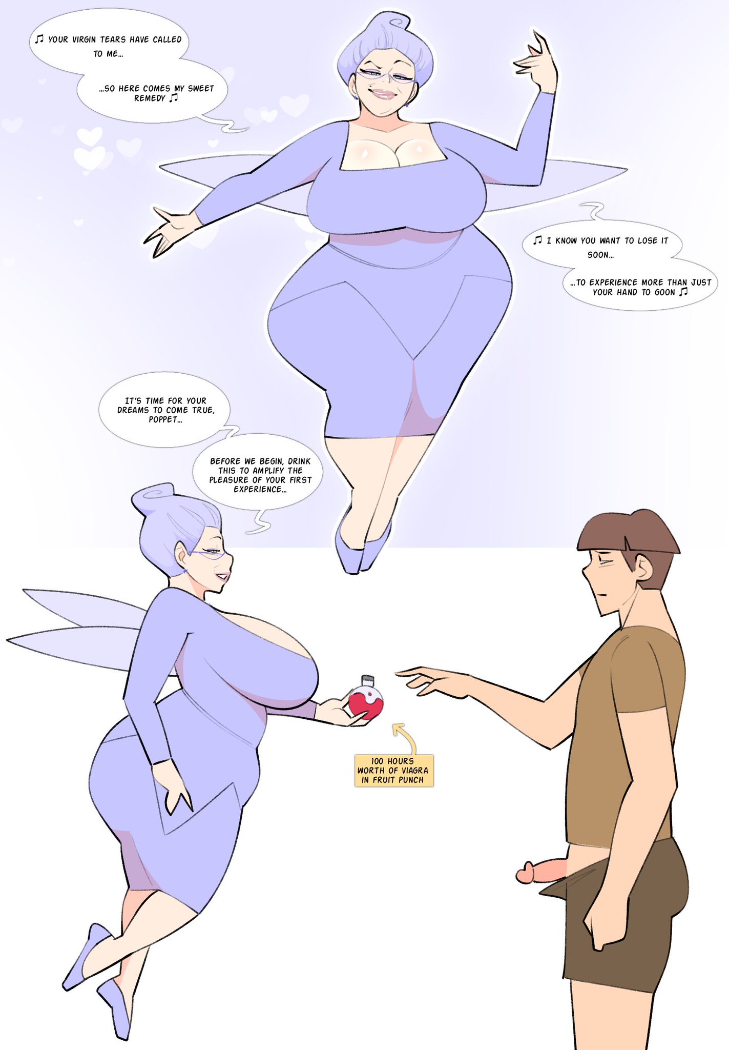 fairy godmother (shrek), female, girl, glasses, jopuari, male, milf, shrek (series), shrek 2, tagme