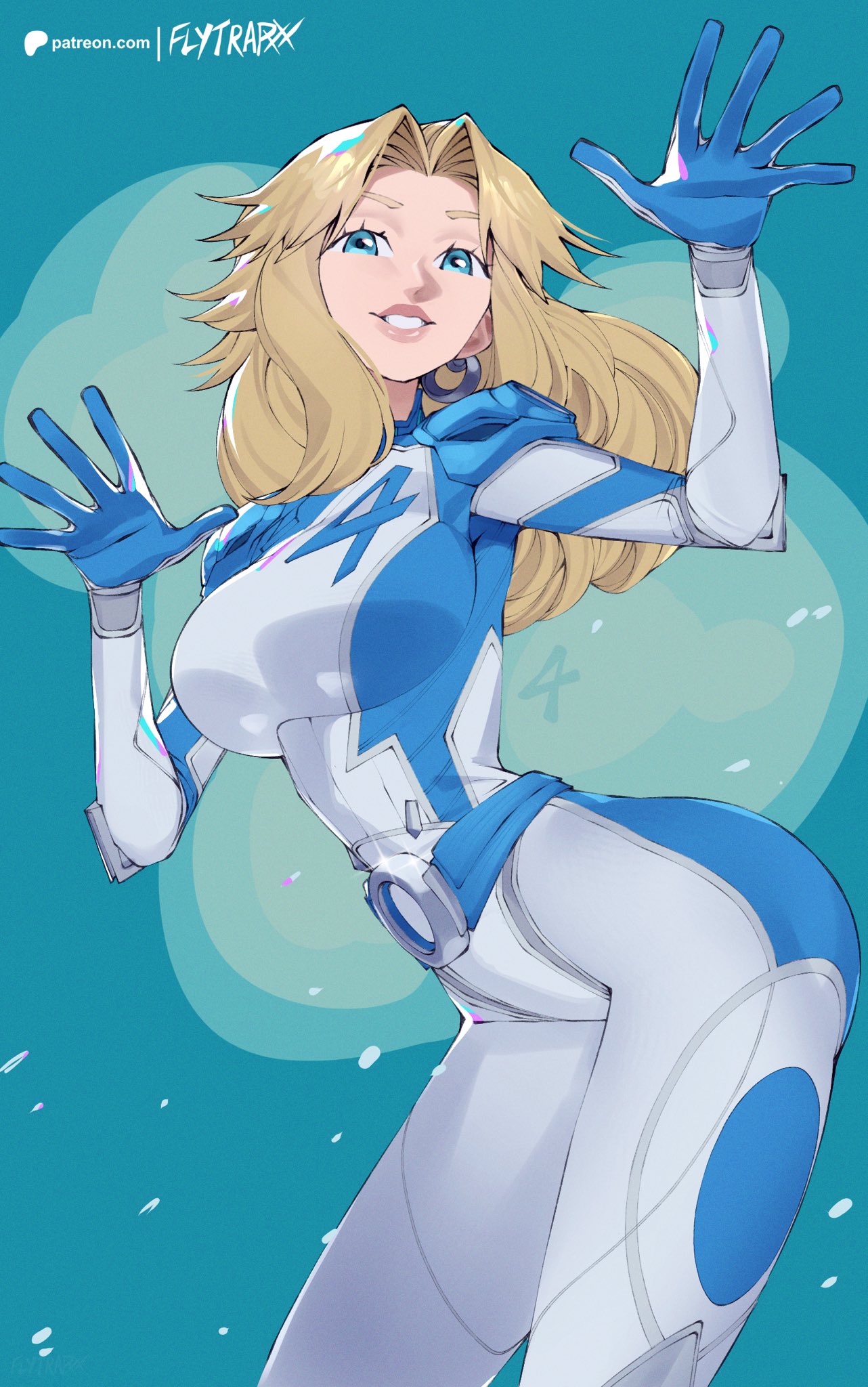 1girls big_breasts blonde_hair blue_eyes clothed clothing color female female_focus female_only flytrapxx hi_res invisible_woman invisible_woman_(marvel_rivals) large_breasts light-skinned_female light_skin long_hair looking_at_viewer marvel marvel_rivals solo solo_female sue_storm tagme thick_thighs