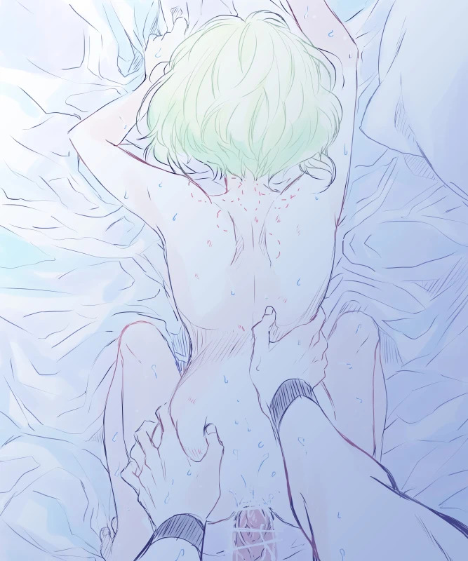 anal anal_sex anal_sex androgynous appli bite_mark femboy galo_thymos lio_fotia pov promare twink yaoi