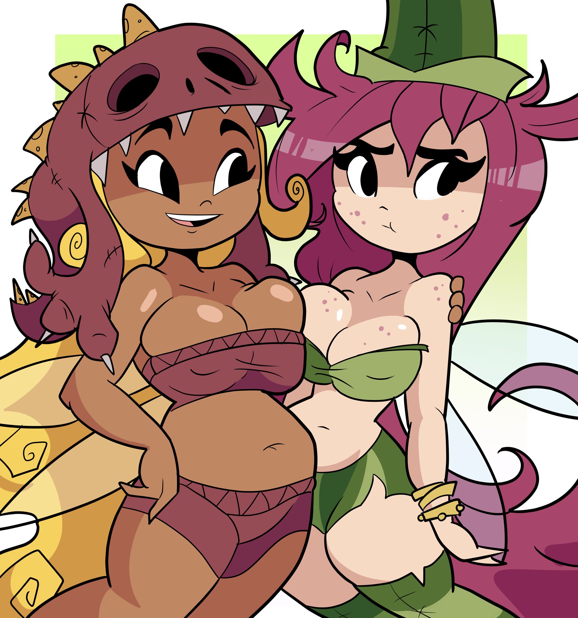 ass, betilla (rayman), big ass, big breasts, big butt, big thighs, big titties, breasts, brown skin, chubby female, clothing, curvaceous, curvaceous female, curvaceous figure, curvy, curvy figure, curvy hips, dark skin, edith up (rayman), fairy, fairy wings, female, female focus, female only, loggofrog, long hair, nymph (rayman), pale skin, rayman (series), rayman origins, red hair, thigh highs, ubisoft, white skin, winks, yellow hair
