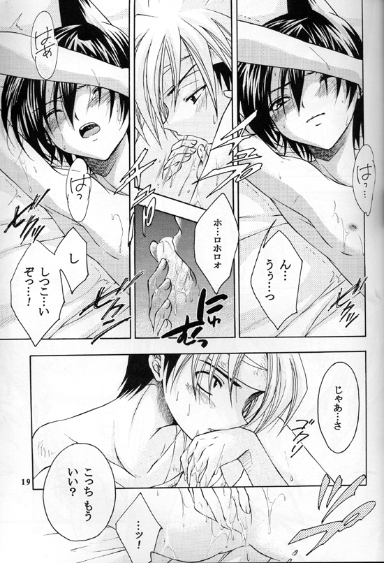 comic male male_only monochrome oral_sex shaman_king tagme tao_ren translation_request usui_horokeu yaoi