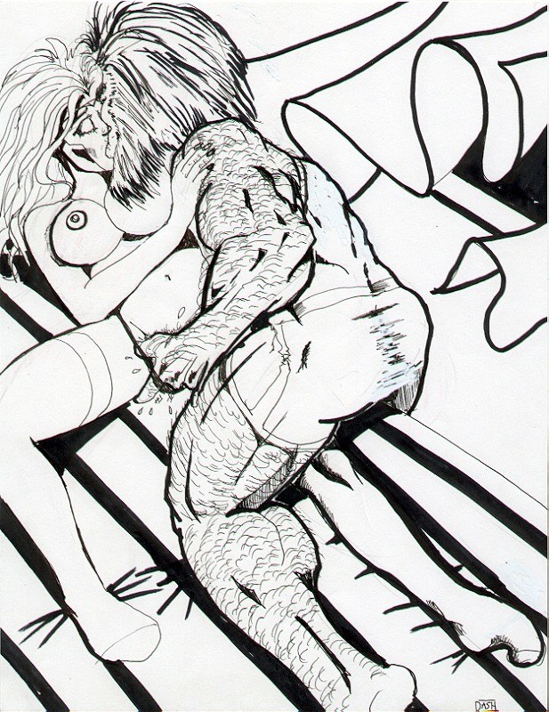 breasts closed_eyes clothes dash_riprock female hair hairy human indoors james_howlett jean_grey kissing long_hair male marvel monochrome muscles mutant nipples short_hair shorts straight straight_hair tagme topless wolverine_(x-men) x-men