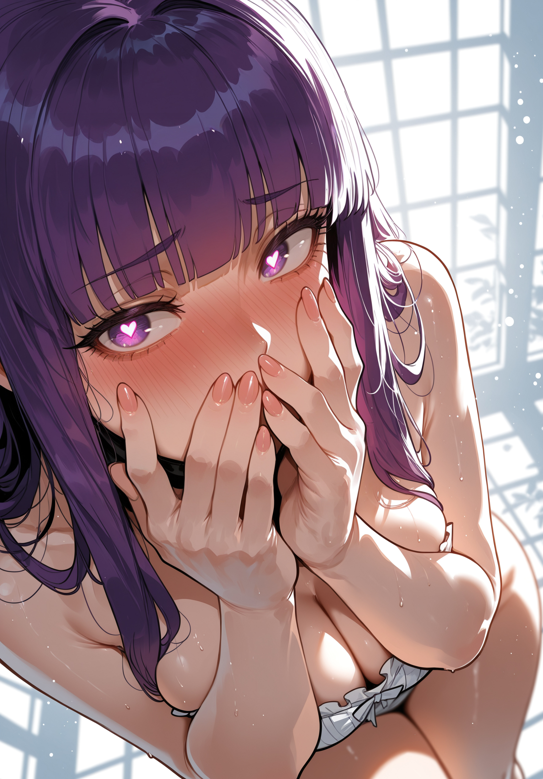 1girls, ai generated, big ass, big booty, big breasts, big butt, big thighs, curvy, cute, fern (sousou no frieren), fingernails, frieren beyond journey's end, hot, huge ass, huge booty, huge breasts, huge butt, huge thighs, looking at viewer, miyuai, purple eyes, purple hair, sexy, sexy body, sexy female, solo, sousou no frieren, thick, thick ass, thick body, thick butt, thick legs, thick thighs
