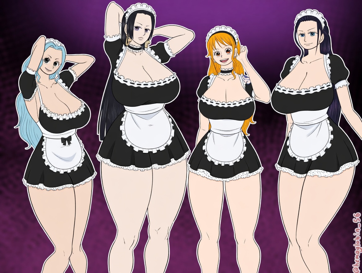 4girls, boa hancock, female, female only, hemoglobin 56, nami (one piece), nefertari vivi, nico robin, one piece
