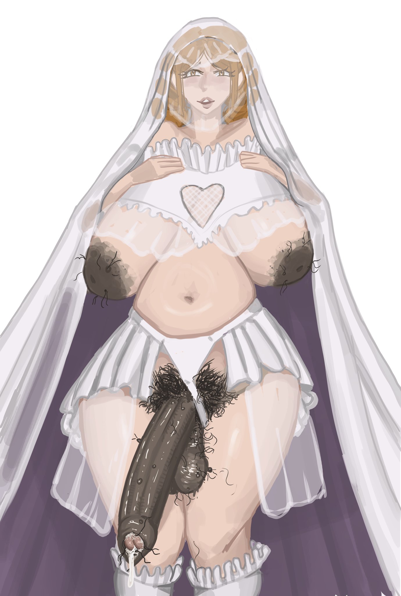 1futa, 2024, areolae, balls, big balls, big breasts, big nipples, big penis, breasts, bride, bumpy penis, charlotte pudding, dark nipples, dark penis, darkened genitalia, erection, excessive pubic hair, foreskin, futa only, futa pubic hair, futanari, hairy balls, hairy nipples, huge breasts, huge cock, intersex, large areolae, leaking cum, lewdcromulo, one piece, penis, pubic hair, pubic hair in foreskin, sagging breasts, smegma, solo, solo futa, stray pubic hair, uncensored, uncircumcised, unretracted foreskin, wedding dress, wedding lingerie, wedding veil