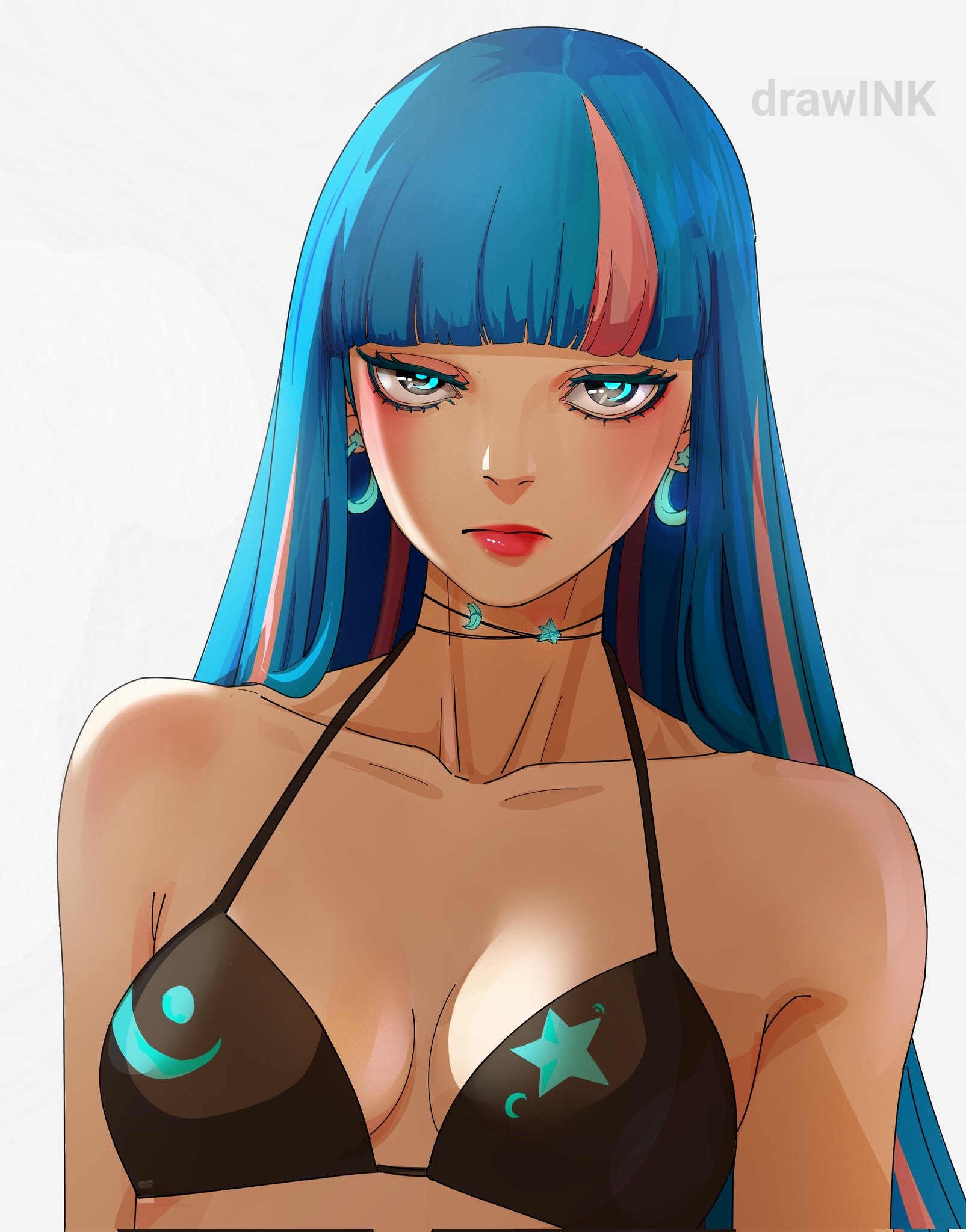 1girls, ada (boruto), bikini, boruto: two blue vortex, clothed, clothed female, drawink, female, female only, naruto, naruto (series)