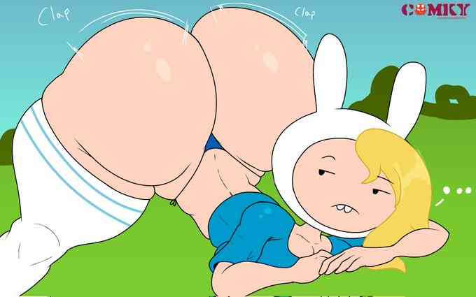 1girls, adventure time, ass, blonde hair, comky, female, fionna the human girl, huge ass, tagme
