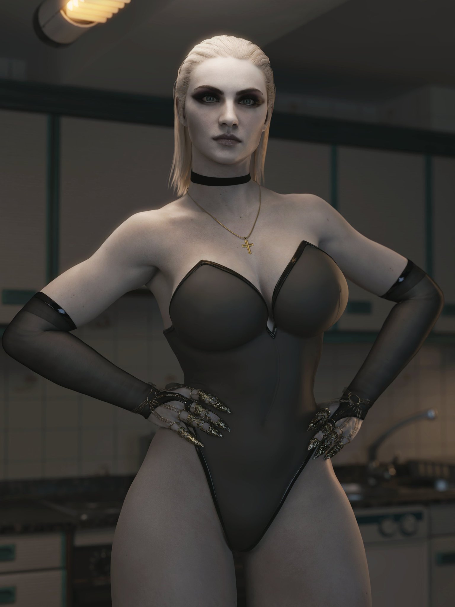 1girls, 3d, ass, big ass, big breasts, big thighs, breasts, capcom, curvaceous, curvy, curvy figure, female, hips, hourglass figure, huge ass, huge breasts, huge thighs, large ass, large breasts, large thighs, light skin, light-skinned female, mature, mature female, mother miranda (resident evil), pale skin, pale-skinned female, resident evil, resident evil 8: village, slim waist, thick, thick hips, thick legs, thick thighs, thighs, voluptuous, waist, wide hips, word2