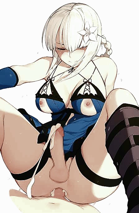 2d, breasts, canon futa, cum, cum while penetrated, domination, futa on top, futa only, futa penetrating, futanari, futasub, intersex, kaine (nier), male, male on futa, male penetrating, medium breasts, milk, nier (series), nier replicant, penetration, penis, pepper0, petite, third-party edit