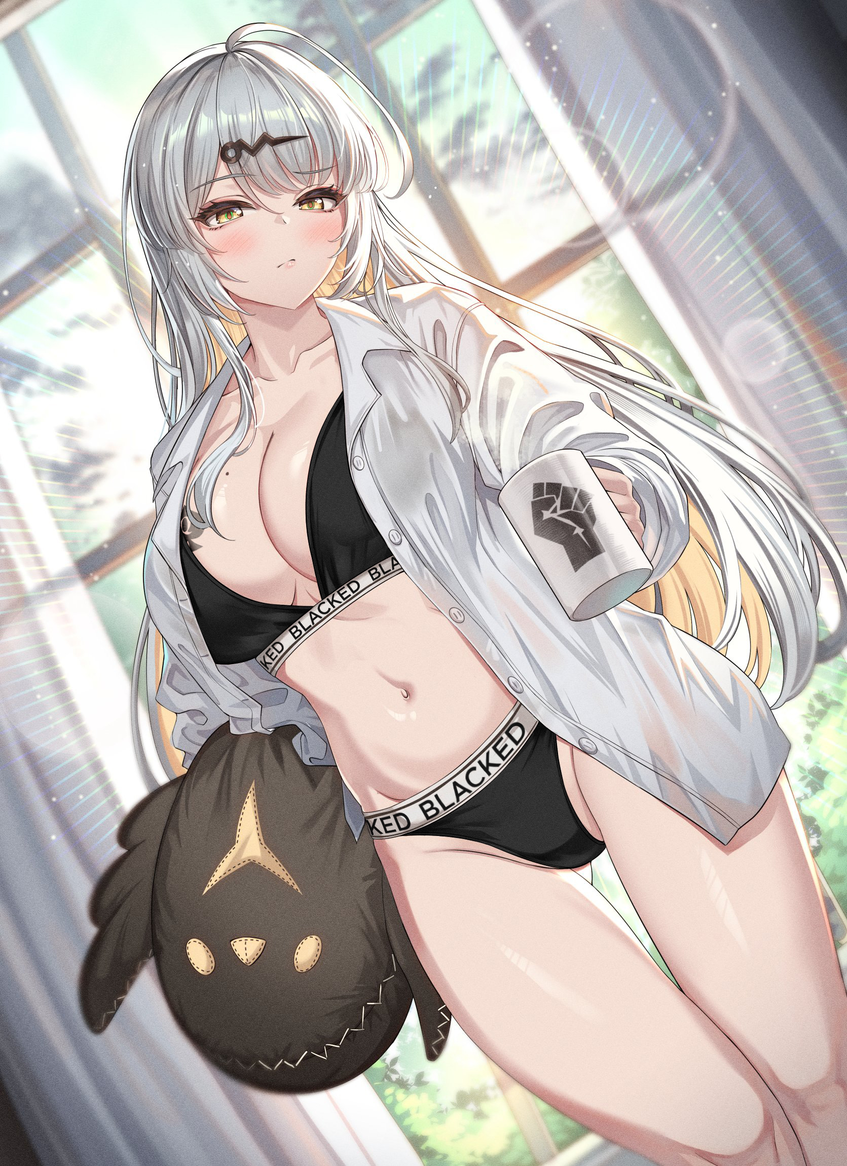 1girls, blacked, blacked clothing, breasts, breasts out, netorare, solo, solo female, tagme, yixuan (zenless zone zero), zenless zone zero