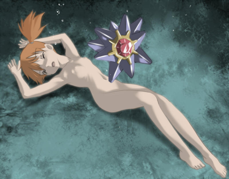 asphyxiation drowning human kasumi_(pokemon) nipples nude pokemon pokephilia starmie underwater