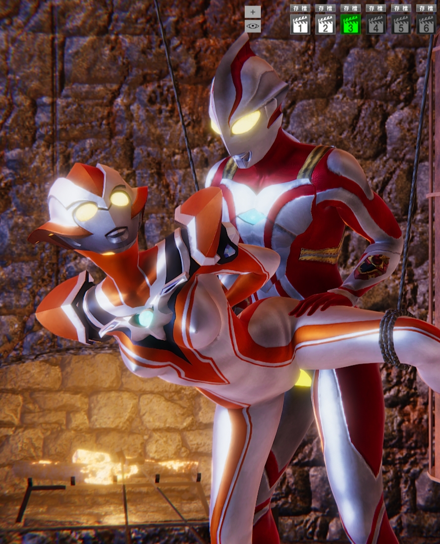 3d alien alien_girl alien_humanoid alien_only grigio_gets_raped rape restrained tied_up ultraman_(franchise) ultraman_mebius ultraman_r/b ultrawoman_grigio