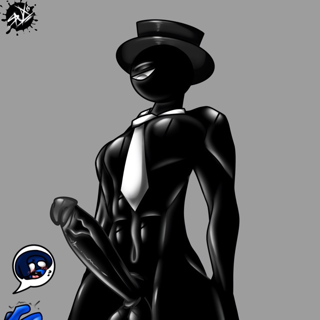 big_balls big_black_cock big_penis black_(sprunki) black_body black_penis gay incredibox_mod jevin_(sprunki) sprunki