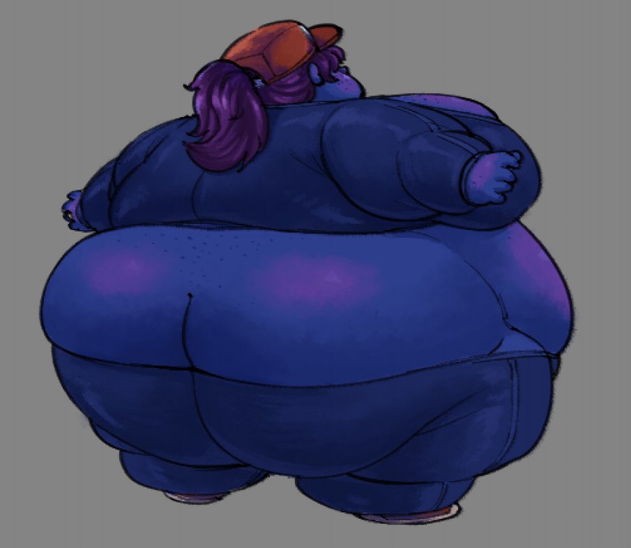 big_ass big_breasts blueberry_inflation breasts bubble_butt cleavage female huge_ass huge_breasts inflation punishedabso tagme thick_thighs wide_hips