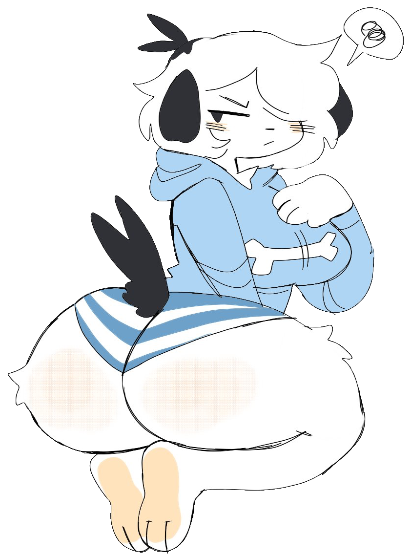 2024 annoyed_expression anthro anthro_only anthropomorphic ass black_ears black_fur black_hair blue_hoodie blush blushing bone cartoony dog_ears dog_girl dog_humanoid dog_nose dog_tail edit edited editor_request feet female fur furry furry_only girl_only hoodie legs m&sup3;_to_the_3rd_power mr._magistral_malik mr._magistral_malik_(artist) mr._magistral_malik_(series) oc original_character original_character_do_not_steal panties paws pepper_(puppychan) puppychan sex small_lips small_mouth striped_clothes striped_clothing stripes tail thick_ass thick_hips thick_legs thick_thighs toony transparent_background transparent_png white_fur white_hair woman woman_only young_girl young_woman