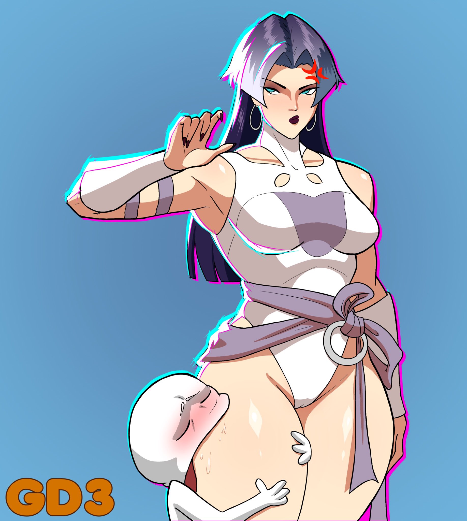 1girls, 2d, big ass, big breasts, big thighs, breasts, curvaceous, curvy, curvy figure, digital media (artwork), female, geedeethree, hips, hourglass figure, huge ass, huge breasts, huge thighs, large ass, large breasts, large thighs, legs, light skin, light-skinned female, marvel, marvel rivals, mature, mature female, mutant (marvel), psylocke, psylocke (marvel rivals), psylocke (sai) (vengeance), sai (marvel), slim waist, thick, thick hips, thick legs, thick thighs, thighs, voluptuous, waist, wide hips, wide thighs, x-men