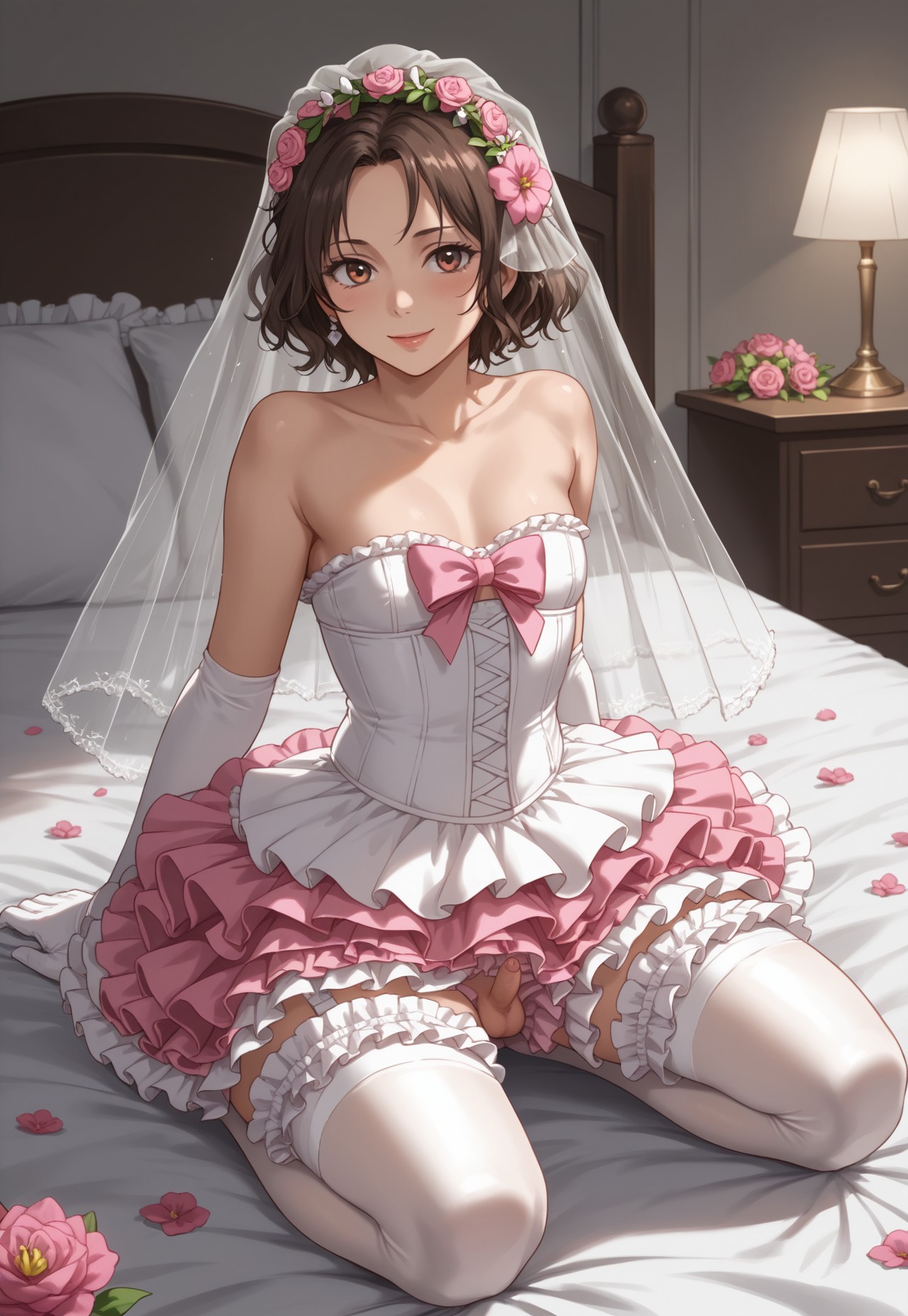ai generated, bride, germansissy, humiliation, male, micropenis, penis, sissy, small penis