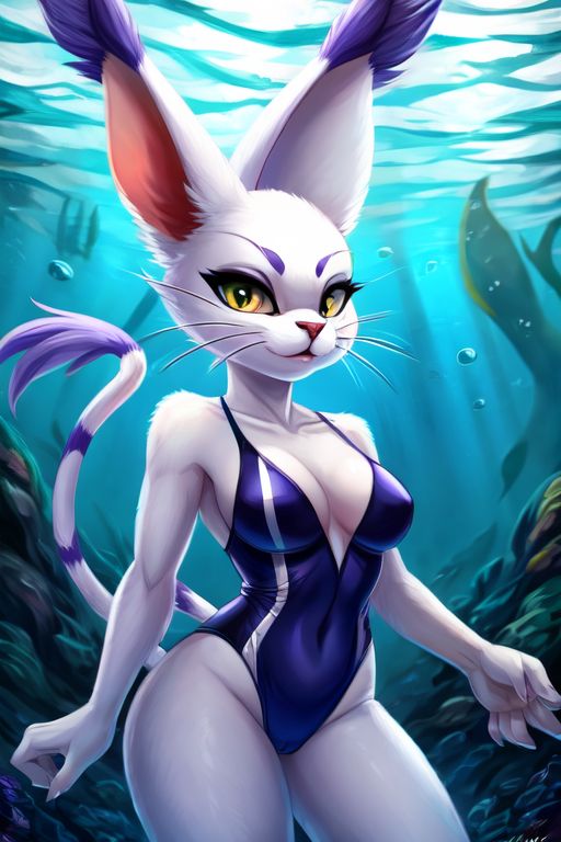 Gatomon (Bandai Namco) Rule 34 Image